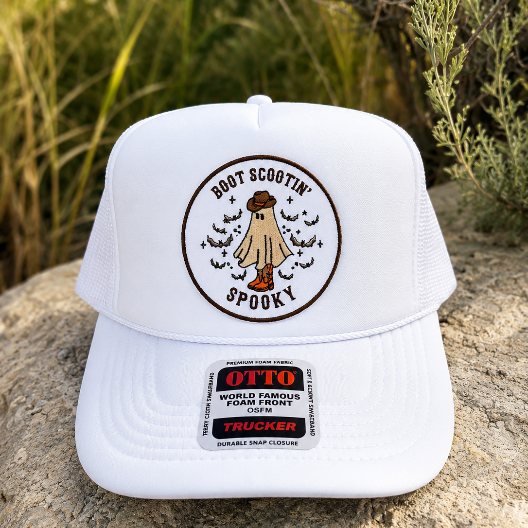 Boot Scootin’ Spooky Trucker Hat